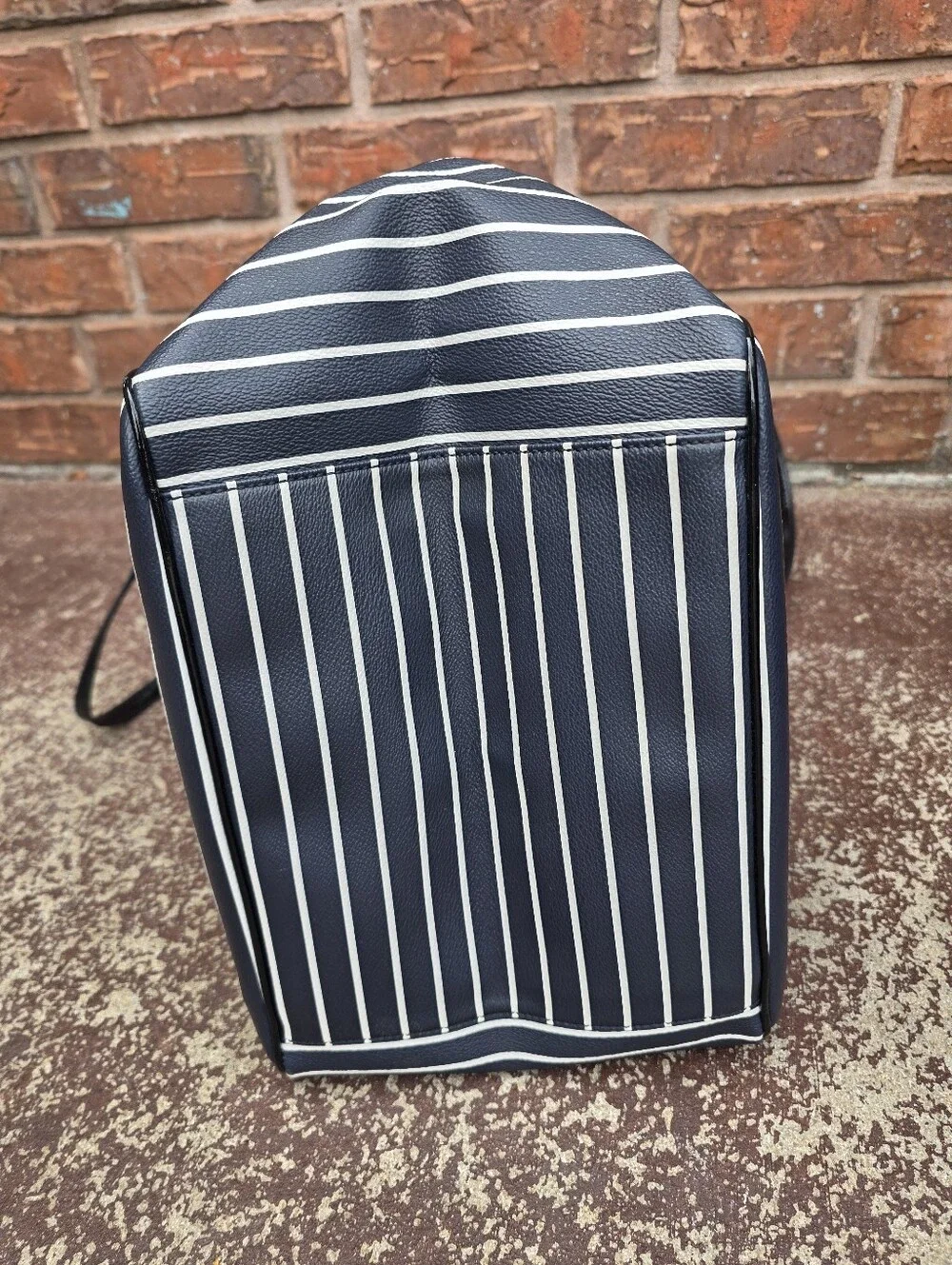 Kate Spade Navy and White Striped Tote